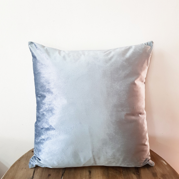 Velvet Scatter Pillow - Silver Grey - X Large